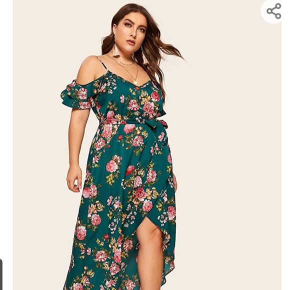 A4XL brand new by Sein, floral ,cold shoulder, - Picture 1 of 3